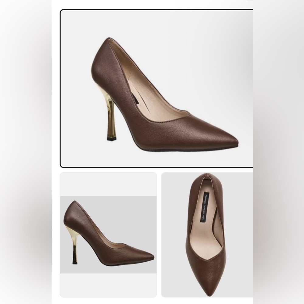 French Connection Elegant Brown Pumps